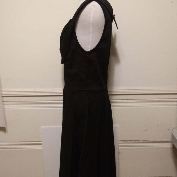 Lindy Bop Black Swing Dress Large  New - Picture 6 of 7